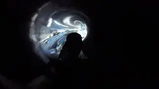 Me on the scary TWISTER water slide at Park Wodny
