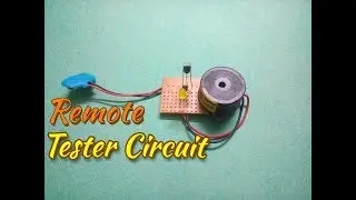 Make An IR Remote Tester Circuit...Remote Sensor...IR Detector...Simple Process Easy Way...