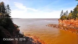 Incredible Timelapse High to Low Tide, Burntcoat Head Park Nova Scotia.