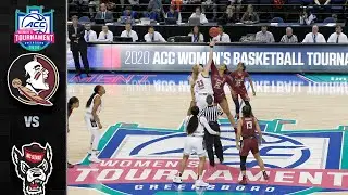 Florida State vs. NC State Women's Basketball Tournament Championship Highlights (2020)