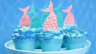 MERMAID TAIL CUPCAKES - NERDY NUMMIES