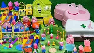 6 Minutes Satisfying with Unboxing Peppa Pig House Playground Toys Set ASMR | Peppa pig Toy Review