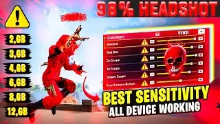 Free Fire MAX Auto Headshot Sensitivity Settings 2026 👽 &mdash; No DPI! All Devices Working