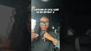 SURPRISING MY LOYAL CLIENT 🎉 #nailtech #minivlog #shorts