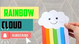 DIY EASY RAINBOW WALL HANGING WITH PAPER