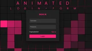 Latest Animated Login Form | HTML & CSS Only