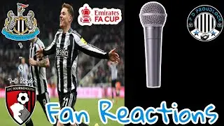 Newcastle United 3-3 (7-6 Pens) Bournemouth, Fan Reactions ⚫️⚪️.