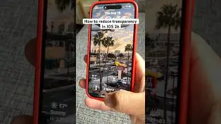 Reduce transparency in iOS 26 #iphone #ios26 #techhacks #diy #smartphone #apple #tech