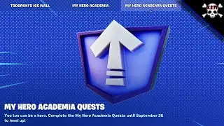 Damage Opponents using Deku's Smash 🔥 My Hero Academia Quests 💔 Fortnite Last Resort