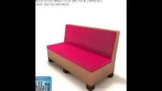Mini Sofa Low Poly ( 0 ) 3d model preview