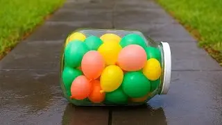 Glass Bottle Drop From Height | Slow Motion ASMR Satisfying Glass Breaking