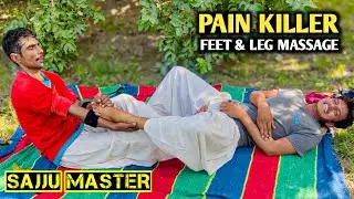 Oil Therapy for Tired Feet & Legs 💆 ASMR Massage for Deep Calm & Relief | by Sajju Master