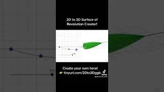 Create Your Own Surface of Revolution!