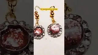 1 min. me bnaye KOREAN Earings 🤩#koreanjewellery#korean#diy#fashion#trendingshorts
