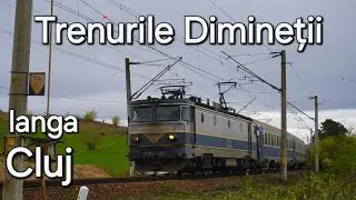 Trenuri De Dimineata Pe Langa Cluj /Morning Trains near Cluj  (Cojocna)