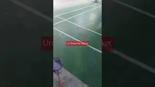 Badminton Racket Broke #badminton #shorts #broken