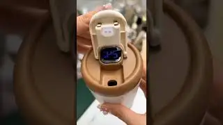 Confira Copo De Isolamento De Caf&eacute; Inteligente De A&ccedil;o Inoxid&aacute;vel 316 450ml Com Display.