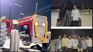 Tractor delivery ली ख़तरनाक तारिके से || Massey ferguson 1035 DI 😍🤩