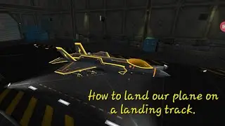 Sky Fighter 3D : How to land our plane on an military airport .