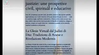 La Glesie Virtu&acirc;l dal Judizi di Diu: Tradizions di Ararat e Rivelazions Modernis