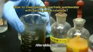 How to treat garbage leachate wastewater with secco polyacrylamide pam?