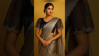 😆Awesome blouse back neck and sleeve design | Skill Guidance, #trending #ytshorts #blousedesign