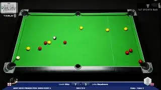 Gary Hood Premier Pool Series Event 4