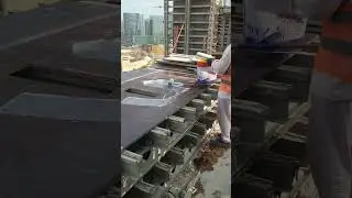 construction engineering rcc column shutter preparation #columns #shuttering #formwork