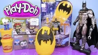 Play Doh Batman Surprise Egg Toys Scribblenauts DC Universe Mystery Minis - Disney Cars Toy Club