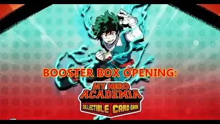 My Hero Academia Booster Box Review and Opening