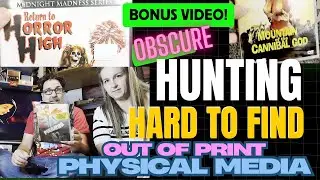 Hunting Hard To Find OOP Obscure Sci Fi & Horror Physical Media at this Crazy Buy 5 Get 4 Free Sale!