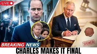 1 MIN AGO: Charles&rsquo;s FINAL Decree About Harry&rsquo;s Royal Title SHOCKS the Sussex Camp!