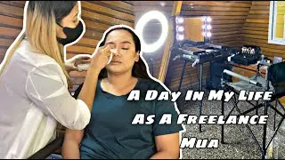 A DAY IN MY LIFE AS A FREELANCE MAKEUP ARTIST | BEGINNER (Wedding Gig)