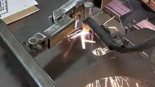 Pantografo taglio plasma fai da te(Homemade plasma cutting pantograph)