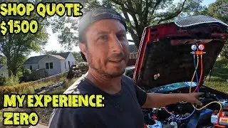 Can You Really FIX the AC on your CAR with NO EXPERIENCE?  I TRIED it&hellip;