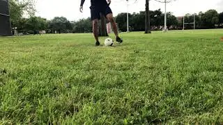 Coerver Method (Shuffle Step Over Roll Out Drag Both Feet)