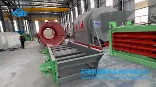 Household waste sorting system MSW recycling plant #recycling #MSW