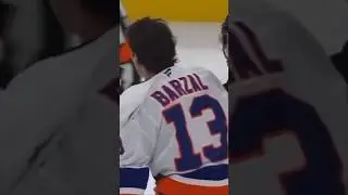 Mat Barzal is very important on offense, but for the second game in a row we have Enforcer Barzy 😂