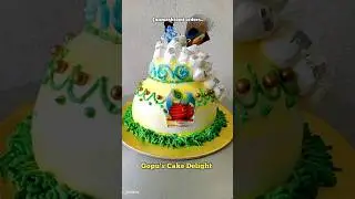 #handi cake decoration #Janmashtami cake #krishna # shorts