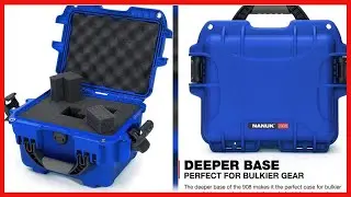 Nanuk 908 Waterproof Hard Case with Foam Insert   Blue 908 1008