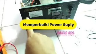 Memperbaiki Sendiri PS DC 40 Amp Radio Komunikasi