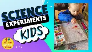 Bubble Wrap Painting for Toddlers | Colourful Early Years STEM Activity