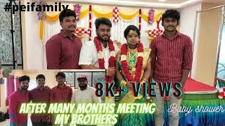 Youtuber's wife baby shower|@AkashJ anna invited us for function|fun day with #peifamily |happy☺️