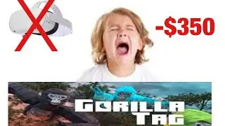 Innocent child destroys $350 vr headset trying to glitch gorilla tag