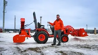 Normand E54-220HYBK 54&Prime; Hybrid Inverted Snow Blower &ndash; Kubota B2301 Demo