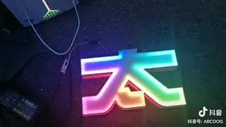 s shape foldable pixel led strip light up your letter or  character