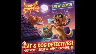Cat & Dog Team Up to Stop the Thief! 🐱🐶🚨 #shorts #viral #ytshorts #@AIShortsWorld78