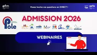 Admissions 2026 : le WEBINAIRE des établissements PRIMAIRES du Pôle en replay