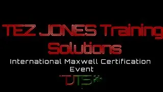 Key Take-Away from the International Maxwell Conference Day 1