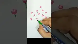 #simpleeasy #flowersdrawing #shortvideo #youtubeshorts